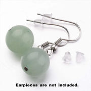 100PCS Clear Silicone Earring Backs Soft Hypoallergenic Stoppers 5mm V528-EARRINGBACK-100PCS-963058