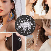 100PCS Clear Silicone Earring Backs Soft Hypoallergenic Stoppers 5mm V528-EARRINGBACK-100PCS-963058