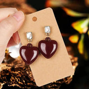 100Pcs Cardboard Earring Display Cards for Jewelry Accessories - White V528-EARRINGCARDS-WHITE-359741