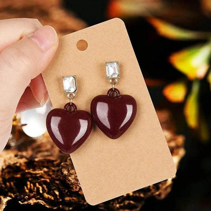 100Pcs Cardboard Earring Display Cards for Jewelry Accessories - White V528-EARRINGCARDS-WHITE-359741