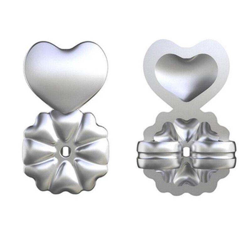Hypoallergenic Fits Earrings Ear Support Lifts Magic Bax Backs Studs Auxiliary - Silver V528-EARRINGEAR-SILVER-168096