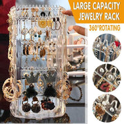 360-Degree Rotating Earring Holder Jewellery Rack Display Stand Organizer V528-EARRINGHOLDER-215644