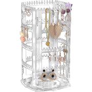 360-Degree Rotating Earring Holder Jewellery Rack Display Stand Organizer V528-EARRINGHOLDER-215644