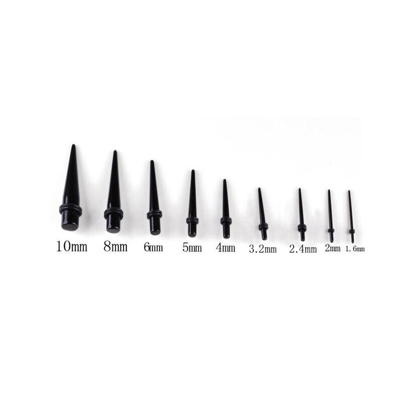 36Pcs Ear Stretching Kit Plug Set Stretch Ear Taper Stretcher Expander Tapers Au V528-EARSTRETCHING-36PCS-946515