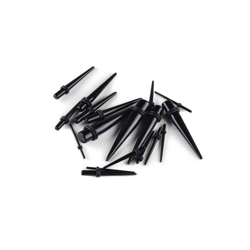 36Pcs Ear Stretching Kit Plug Set Stretch Ear Taper Stretcher Expander Tapers Au V528-EARSTRETCHING-36PCS-946515