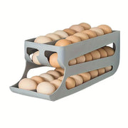 Sliding Egg Carton Refrigerator Storage for Kitchen Egg Holder and Organizer - Yellow V528-EGG-2-BEIGE-YELLOW-224637