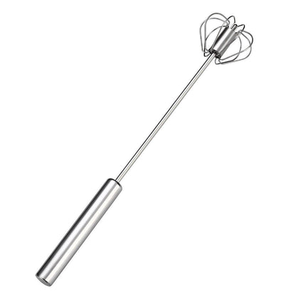 Stainless Steel Semi-Automatic Egg Beater Hand Pressed Kitchen Baking Tool - 10 Inch V528-EGG-BEATER-10-672969