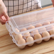 2x Eggs Keeper Trays 18 Slots Storage Box Containers Kitchen Refrigerator Holder V528-EGG-CARTON-18BARS-2PCS-758027