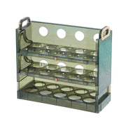 Refrigerator Egg Organizer Side Door Storage Tray Egg Carton Holder Kitchen Box V528-EGG-GREEN-3-722067