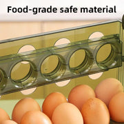 Refrigerator Egg Organizer Side Door Storage Tray Egg Carton Holder Kitchen Box V528-EGG-GREEN-3-722067