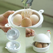Microwave Oven Egg Steamer Boiled Egg Artifact Boiled Egg Mini Household Special Heating Box V528-EGG-STEAMER-231047