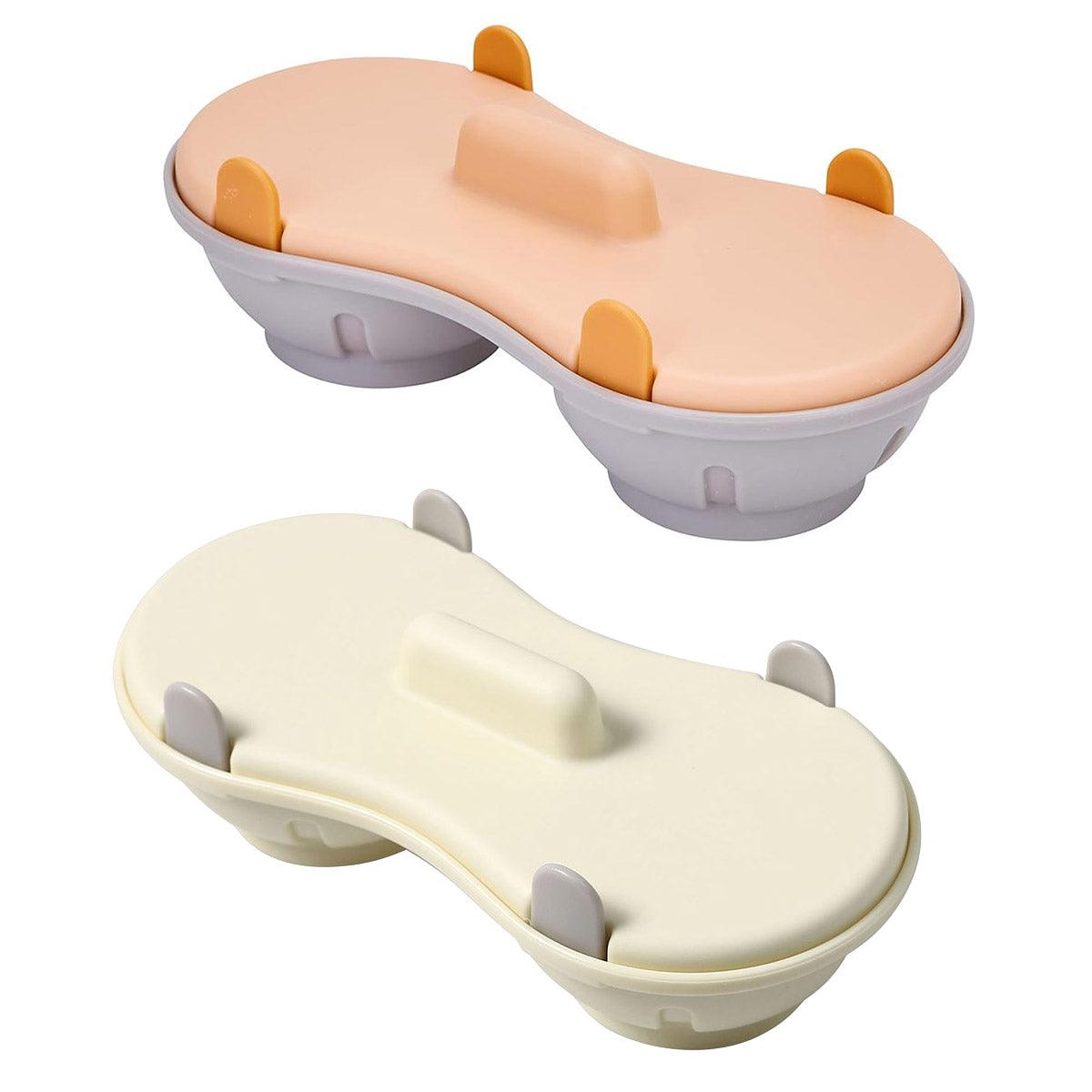 Microwave Egg Steamer With Lid Kitchen Egg Cooker Poacher Steam Box Container - Orange V528-EGG-STEAMER-ORANGE-265665