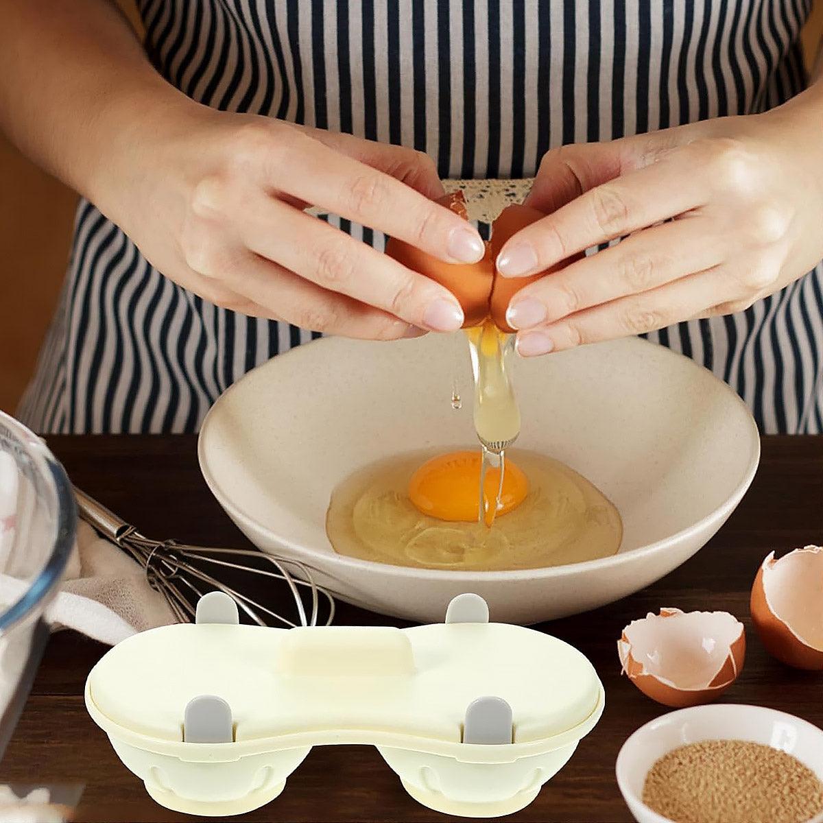 Microwave Egg Steamer With Lid Kitchen Egg Cooker Poacher Steam Box Container - Orange V528-EGG-STEAMER-ORANGE-265665