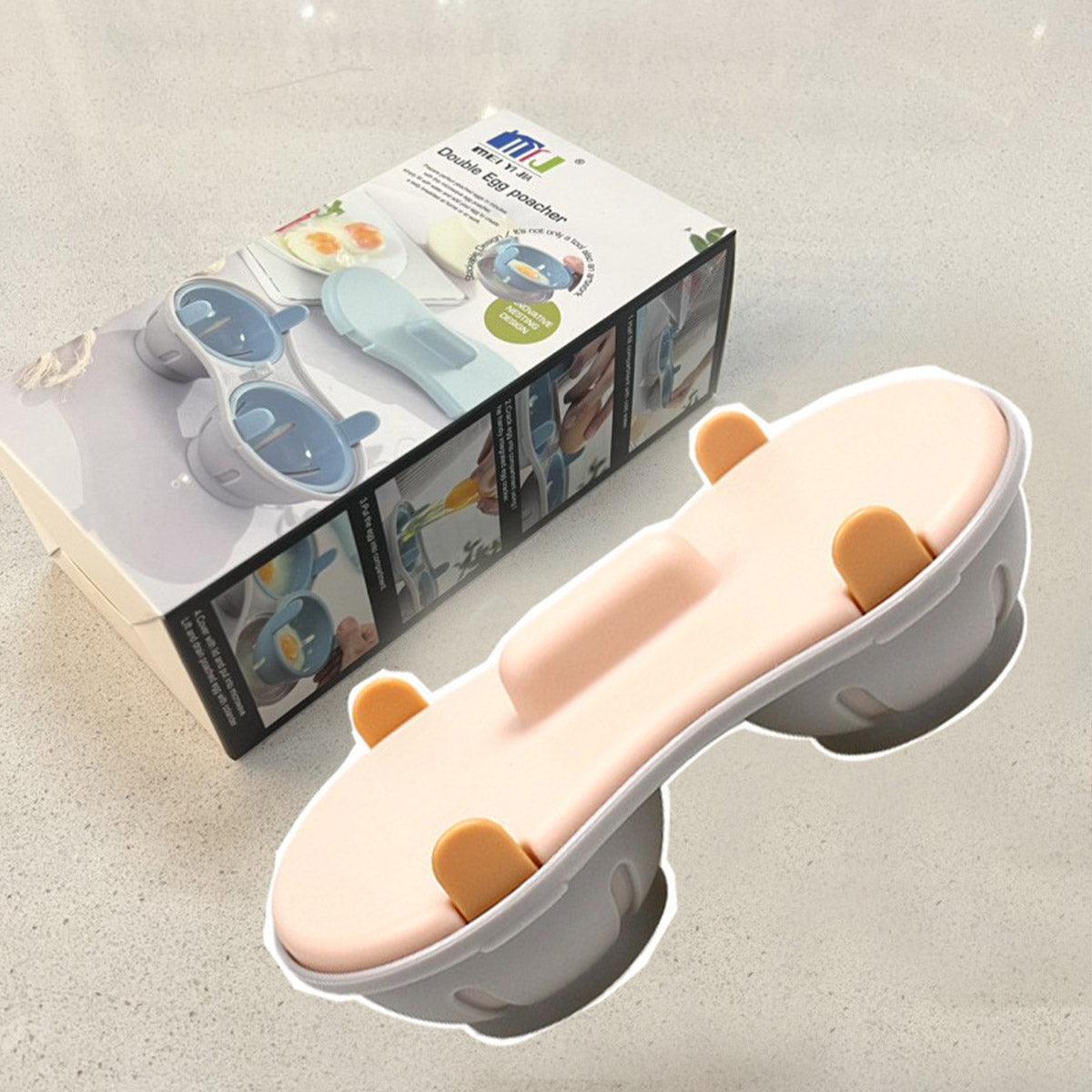 Microwave Egg Steamer With Lid Kitchen Egg Cooker Poacher Steam Box Container - Orange V528-EGG-STEAMER-ORANGE-265665