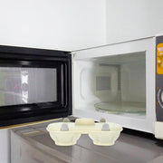 Microwave Egg Steamer With Lid Kitchen Egg Cooker Poacher Steam Box Container - Orange V528-EGG-STEAMER-ORANGE-265665