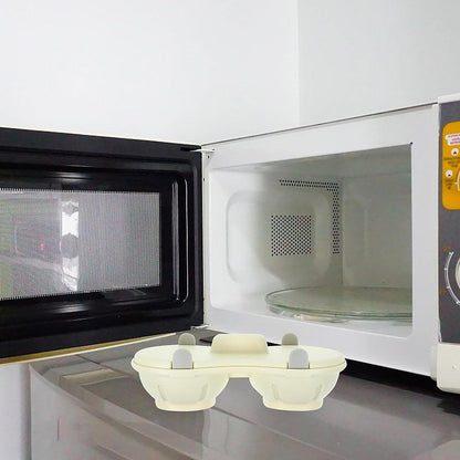 Microwave Egg Steamer With Lid Kitchen Egg Cooker Poacher Steam Box Container - Orange V528-EGG-STEAMER-ORANGE-265665