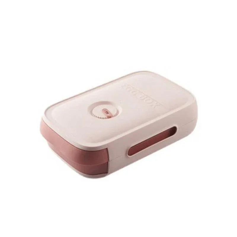 Drawer Type Eggs Tray Fruit Storage Box Kitchen Stacking Holder Food Container - Pink V528-EGGBO-PINK-74036