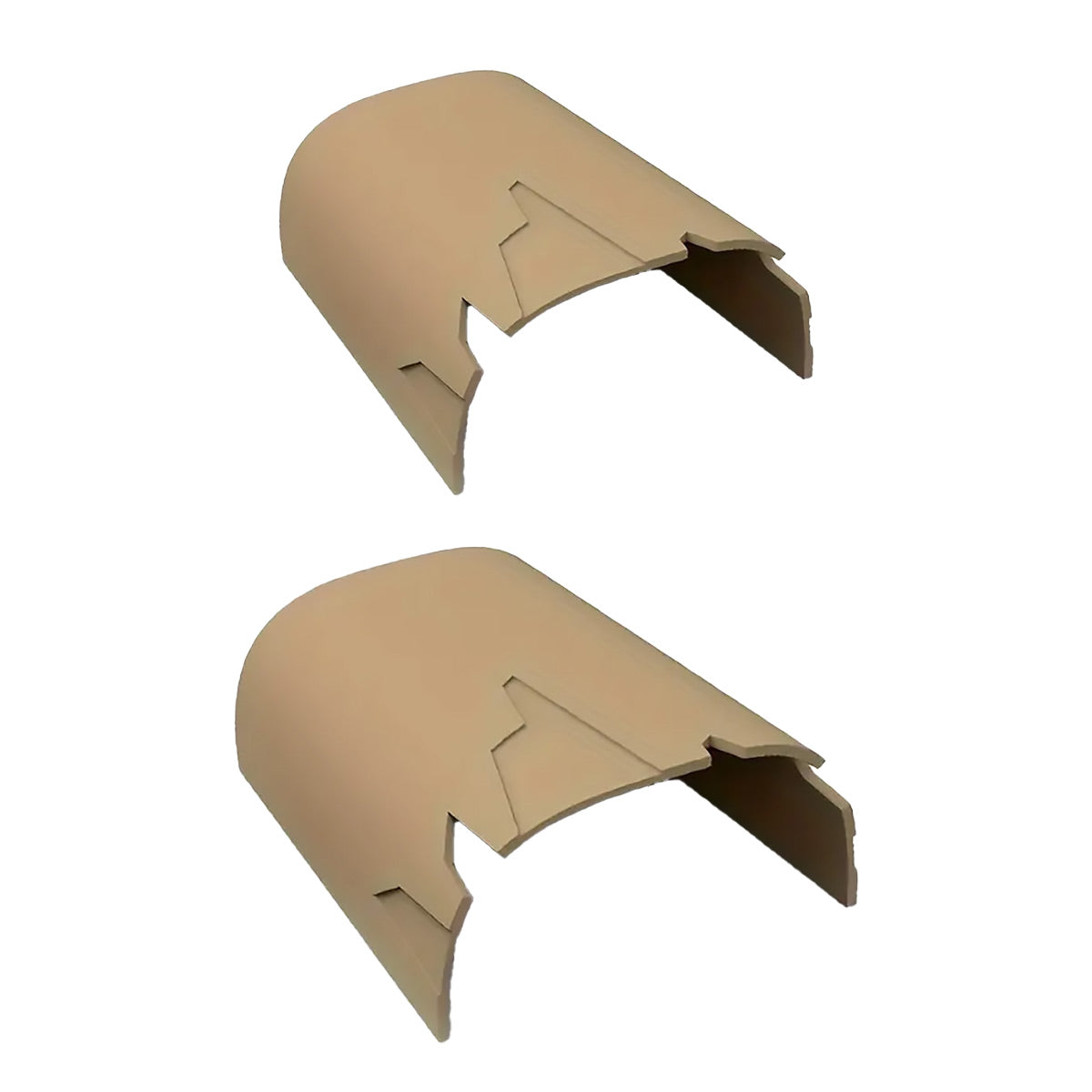 Reptile Hideout Plastic Cave Decorative Shelter for Lizard Snake Spider Habitat - Eggshell Set of 2 V528-EGGSHELL-2PCS-978545