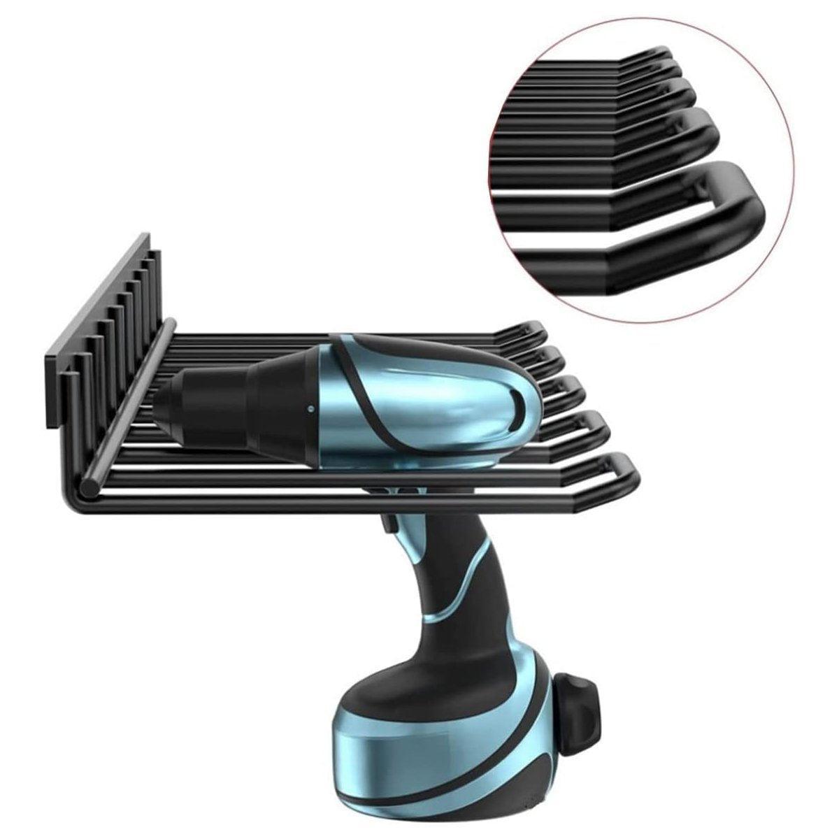 Metal Drill Storage Rack Power Tool Holder Organizer Wall Mount Heavy Duty Shelf V528-ELECTRIC-DRILL-STORAGE-430630
