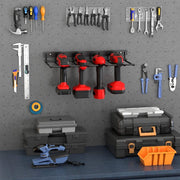 Metal Drill Storage Rack Power Tool Holder Organizer Wall Mount Heavy Duty Shelf V528-ELECTRIC-DRILL-STORAGE-430630