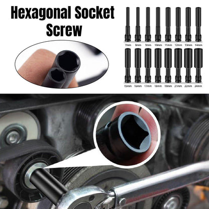 Hexagonal Socket Adapter Set for Electric Impact Wrench Power Drill Socket Tool - 21mm V528-ELECTRIC-WRENCH-21-918654