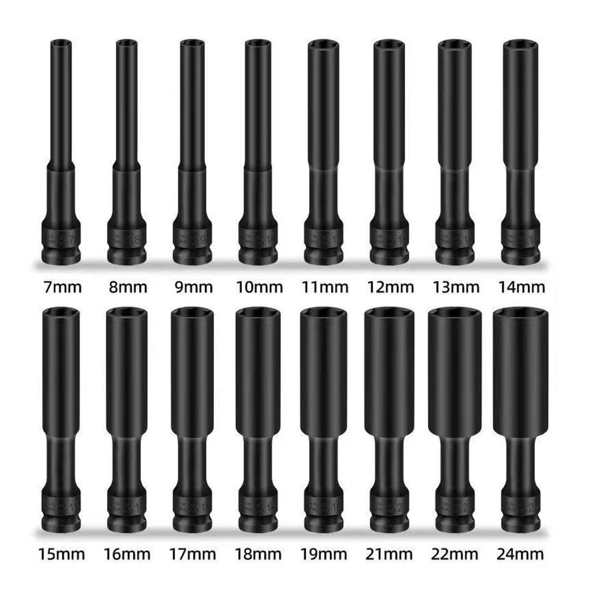 Hexagonal Socket Adapter Set for Electric Impact Wrench Power Drill Socket Tool - 7mm