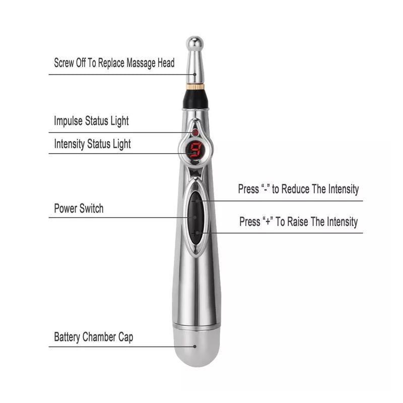 Accupuncture Electronic Massage Pen Energy Pen Relief Pain Tool Meridian Therapy V528-ELECTRONICACUPUNCTUREPEN-912020