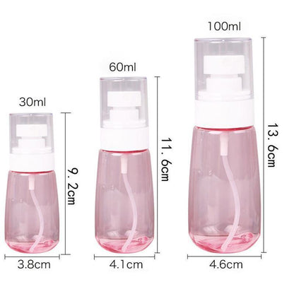 10pcs Portable Travel Emulsion Dispenser Bottle Press Pump Refillable Containers - Blue-100ml V528-EMULSIONS-10PCS-100ML-BLUE-625984