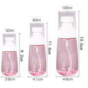 10pcs Portable Travel Emulsion Dispenser Bottle Press Pump Refillable Containers - Clear-30ml V528-EMULSIONS-10PCS-30ML-TM-558412