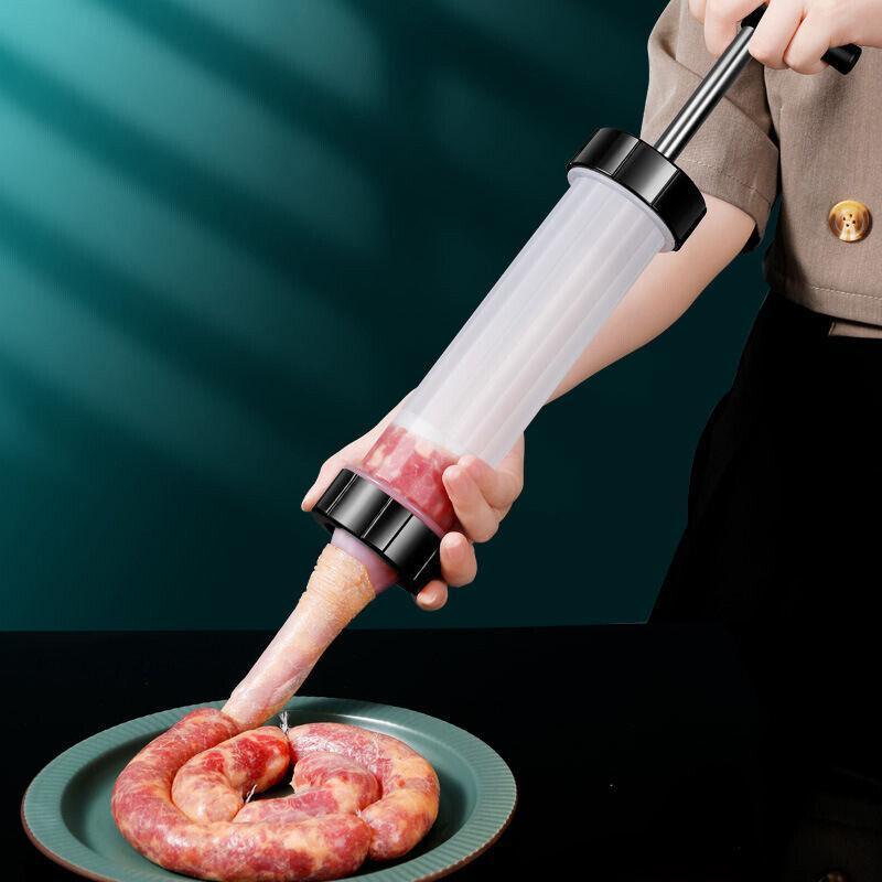 Sausage Machine Meat Filler Stuffer Salami Maker Funnel Hand Operated V528-ENEMA-67156