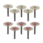10pcs 40mm Stone Engraving Saw Blades Corrugated Cutting Tools with Handle V528-ENGRAVED-SLICES-10PCS-910445