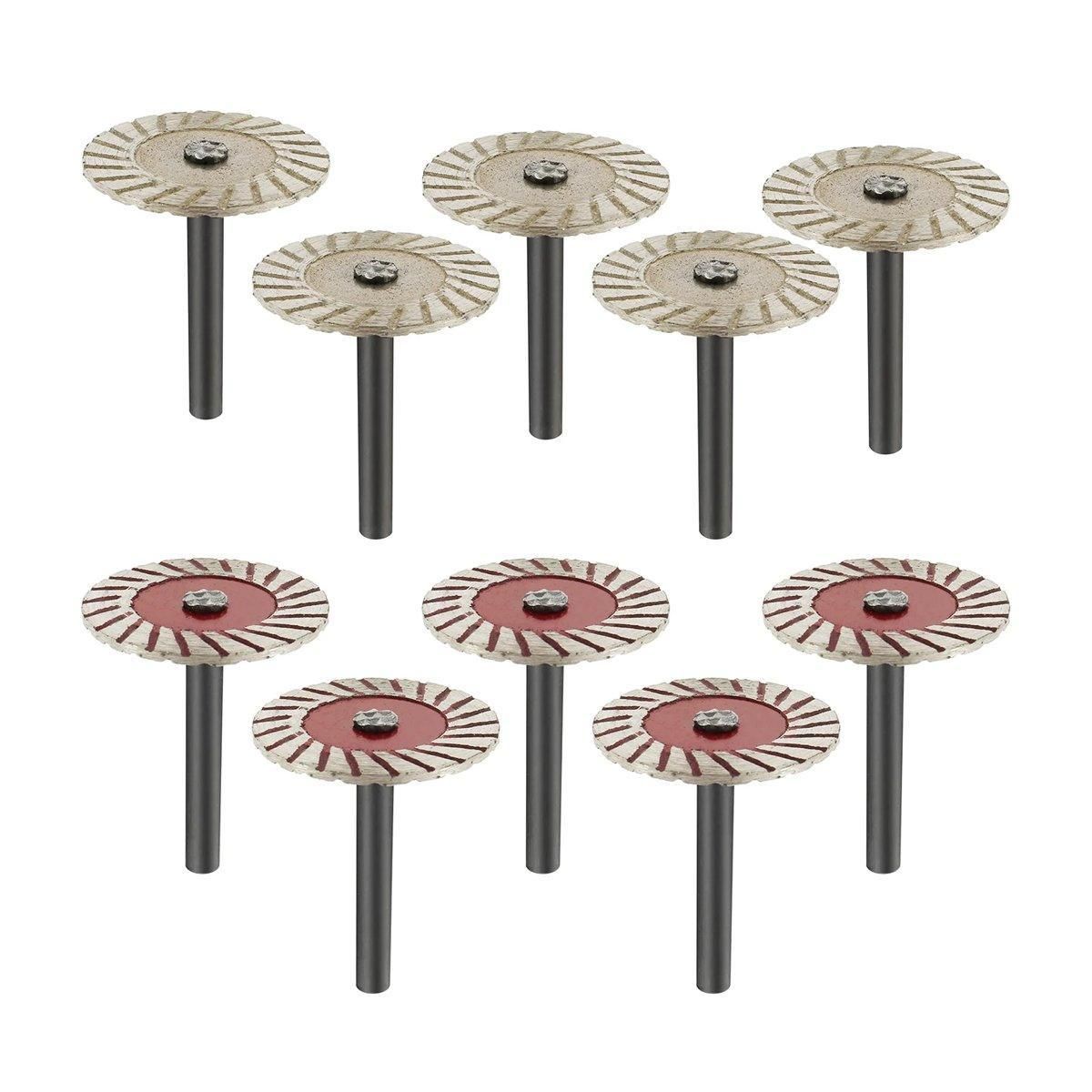 10pcs 40mm Stone Engraving Saw Blades Corrugated Cutting Tools with Handle V528-ENGRAVED-SLICES-10PCS-910445