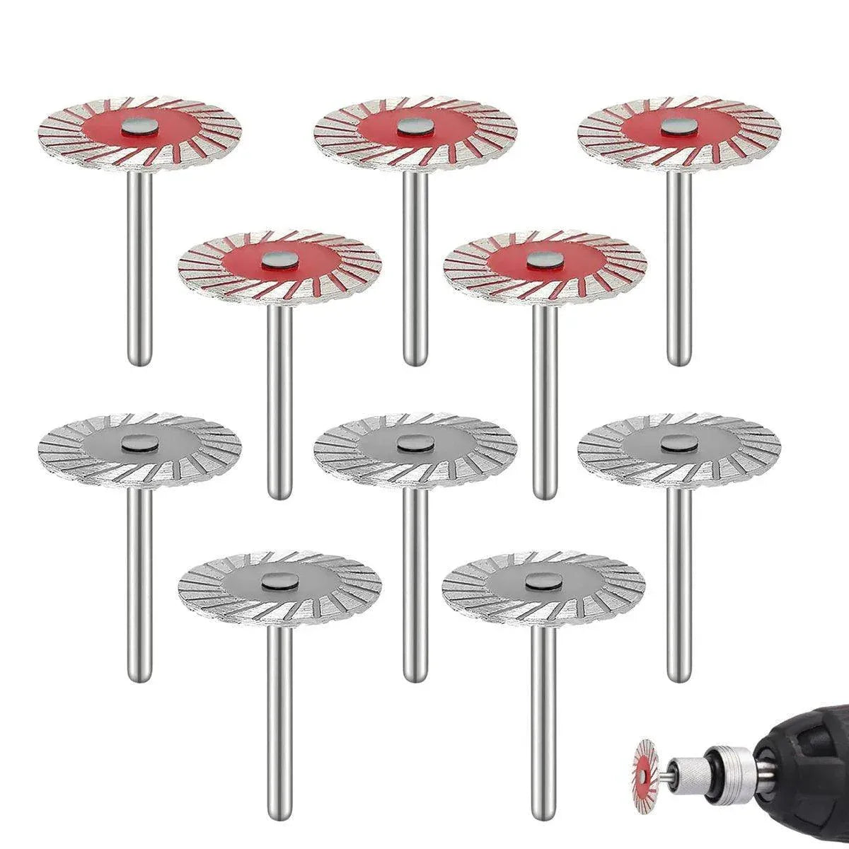 10pcs 40mm Stone Engraving Saw Blades Corrugated Cutting Tools with Handle V528-ENGRAVED-SLICES-10PCS-910445