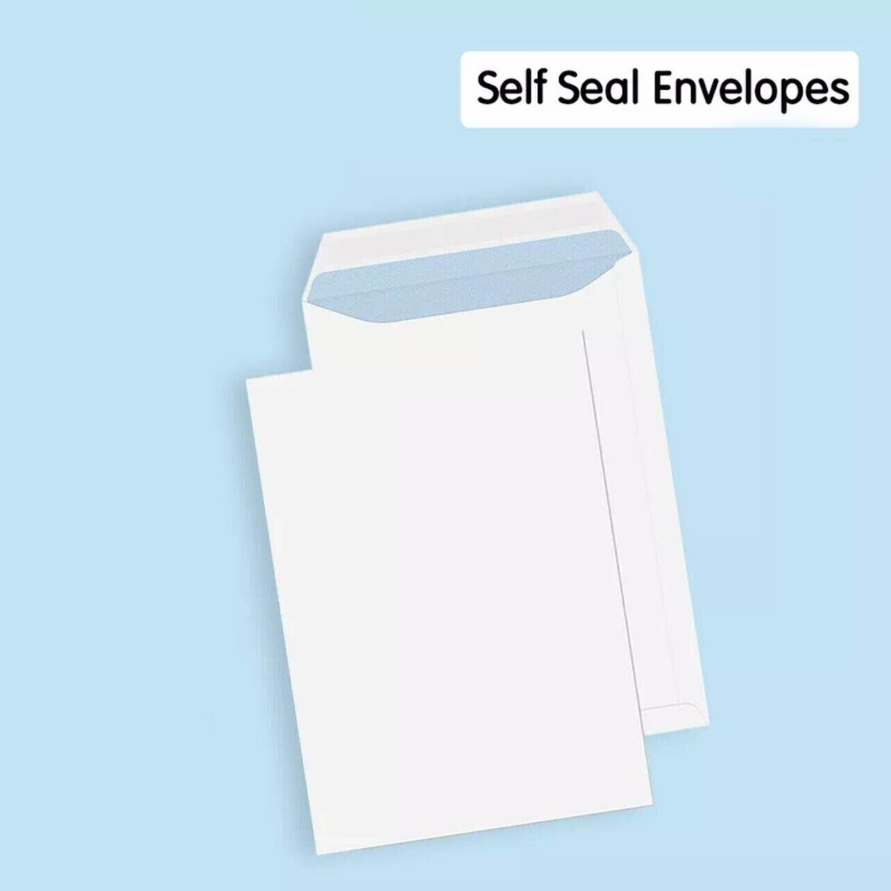 White Business Envelopes 8 Sizes Opaque Mailer with Pre-Printed Postcode - 5N:220*110MM V528-ENVELOPEWHITE5N-50PCS-856265