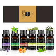 Essential Oil Set 6 Bottles Plant Aromatherapy Oils Natural Scent for Diffuser V528-ESSENTIAL-OILS-6PCS-530006