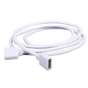 1-10M White LED RGB Light Strip Extension Cord Cable Lead Connector 4 Pin - 1M