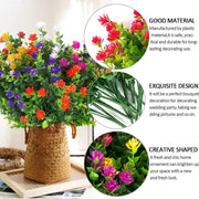 8pcs Artificial Camellia Flowers Realistic Silk Floral Decoration for Home Decor V528-EUCALYPTUS-8PCS-644594