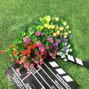 8pcs Artificial Camellia Flowers Realistic Silk Floral Decoration for Home Decor V528-EUCALYPTUS-8PCS-644594