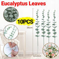 Artificial Eucalyptus Leaf Flowers Fake Green Plant Nordic Home Party Decor V528-EUCALYPTUSLEAVES-10PCS-480296
