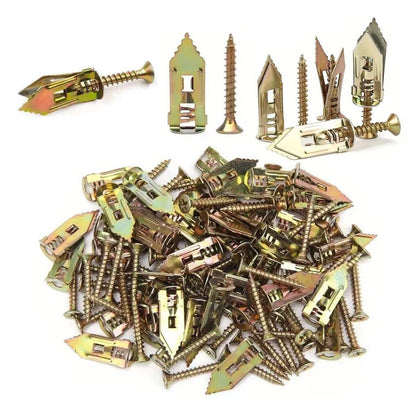 100PCS Self-Drilling Anchors Screws Percussion Expansion Kit -12x30mm/12x40mm - 12x30mm V528-EXPANSION-NAIL-100PCS-12-30-289094