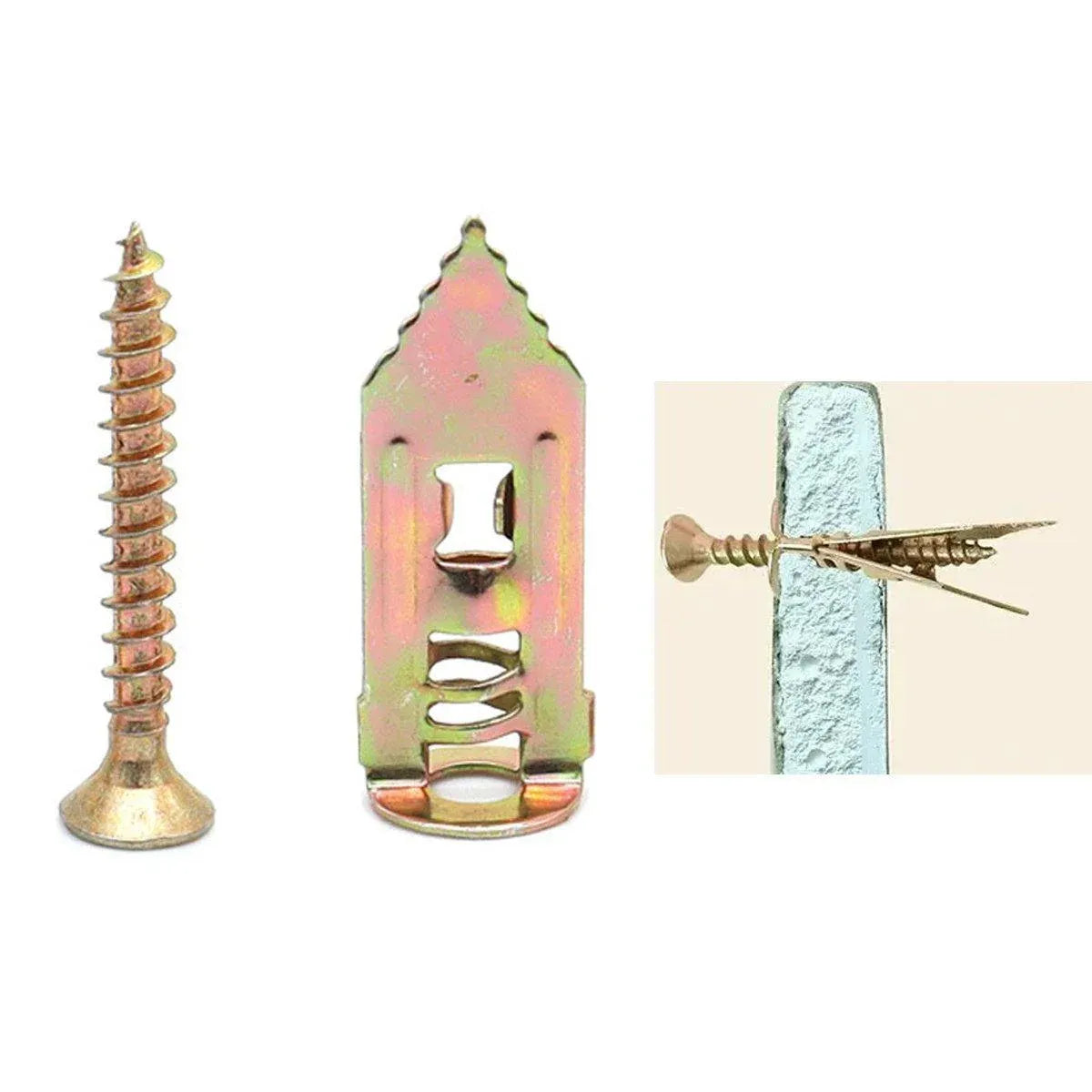 100PCS Self-Drilling Anchors Screws Percussion Expansion Kit -12x30mm/12x40mm - 12x30mm V528-EXPANSION-NAIL-100PCS-12-30-289094