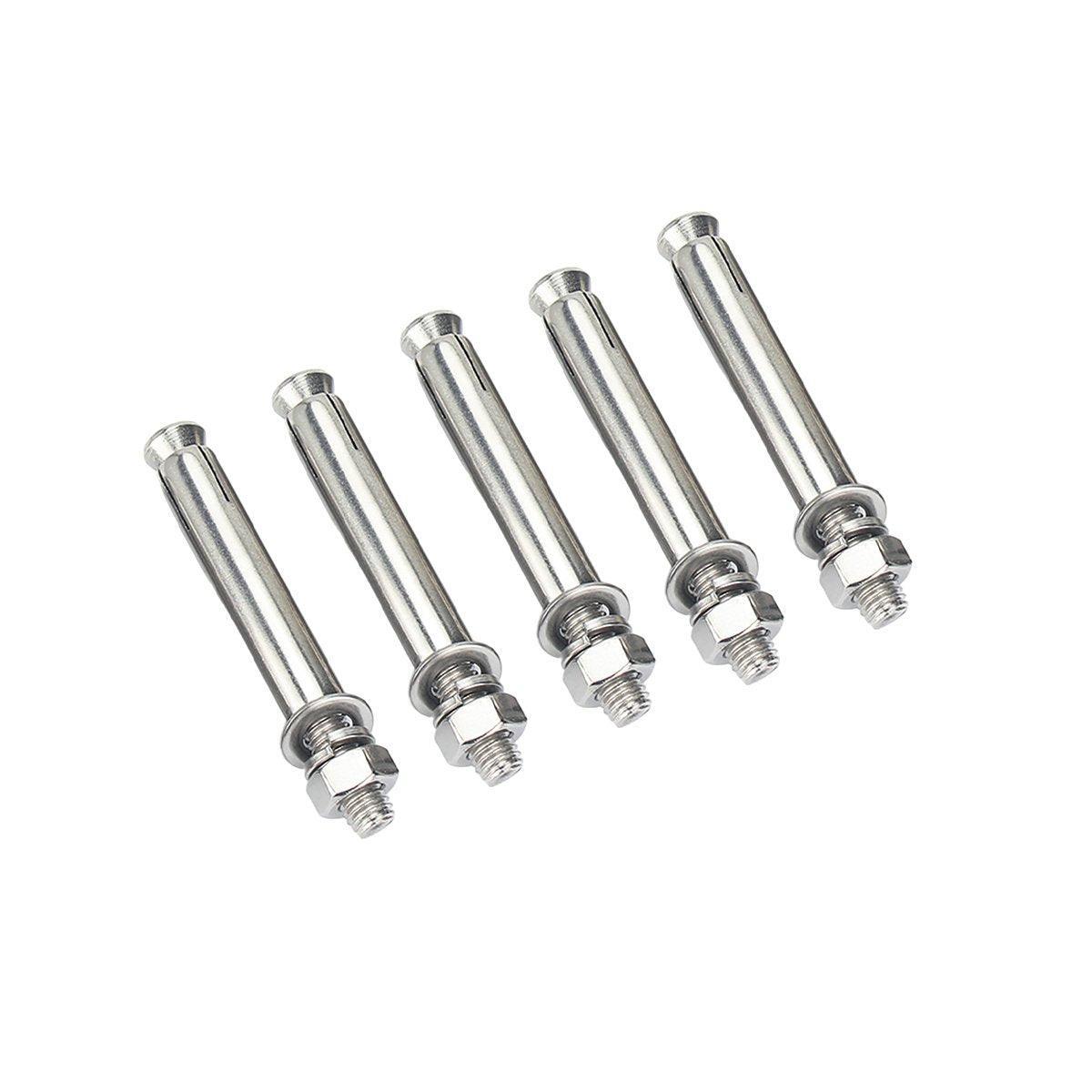 M10 Stainless Steel Hex Head Expansion Anchor Bolts Heavy Duty Screws - M10*100 V528-EXPANSION-SCREW-5PCS-10-100-837452