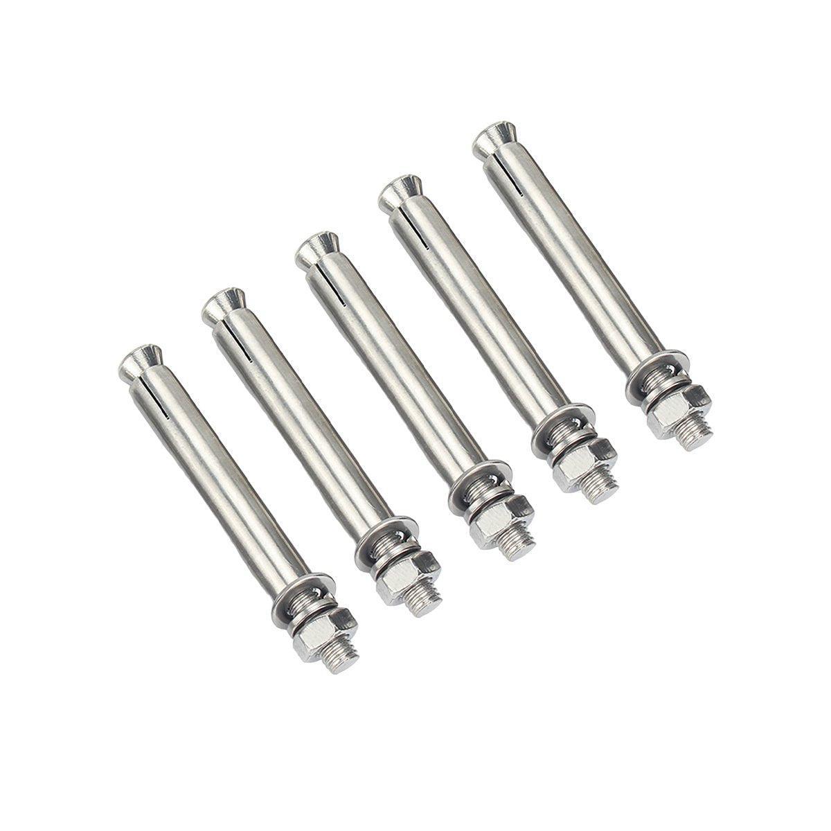 M10 Stainless Steel Hex Head Expansion Anchor Bolts Heavy Duty Screws - M10*100 V528-EXPANSION-SCREW-5PCS-10-100-837452