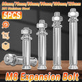 M8 Stainless Steel Expansion Anchor Bolts Heavy Duty Hex Head Screws - M8*80 V528-EXPANSION-SCREW-5PCS-8-80-632522