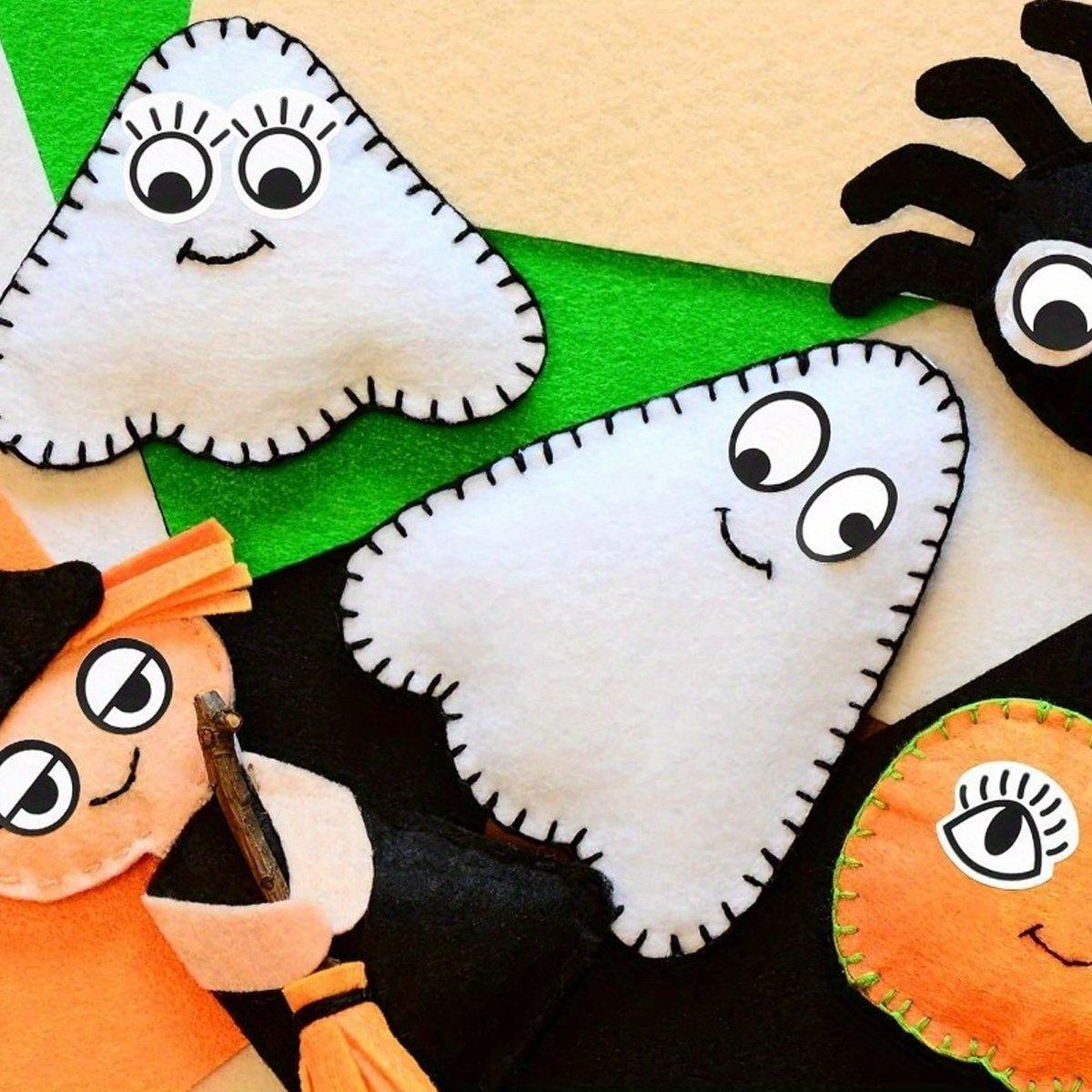 2 Rolls Cartoon Eye Stickers Self-Adhesive DIY Craft Paper for Handmade Projects V528-EYE-STICKER-2ROLL-842563