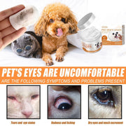 Pet Eye Wipes Clean Dogs Cats Tear Stain Removal Eye Dirt Cleaning Cotton Pads V528-EYE-WIPES-515914