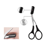 3Pcs/Set Eyebrow Trimming Eyelash Brush Folding Tweezers Portable Makeup Tools V528-EYEBROWRAZOR-3PCS-524964