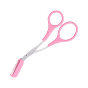 Eyebrow Scissors with Comb Stainless Steel Makeup Trimmer Beauty Tool 3 Colours - Black (Eyebrow Razor + V528-EYEBROWRAZORSCISSOR-BLACK-727662