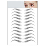 3D Waterproof Eyebrow Tattoo Sticker Hair-Like Natural Brows for Sparse Eyebrows - E12 V528-EYEBROWSTICKER-BLACK-E12-993675