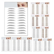 3D Waterproof Eyebrow Tattoo Sticker Hair-Like Natural Brows for Sparse Eyebrows - E13 V528-EYEBROWSTICKER-BLACK-E13-101438